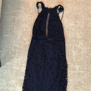 Bardot Navy Dress